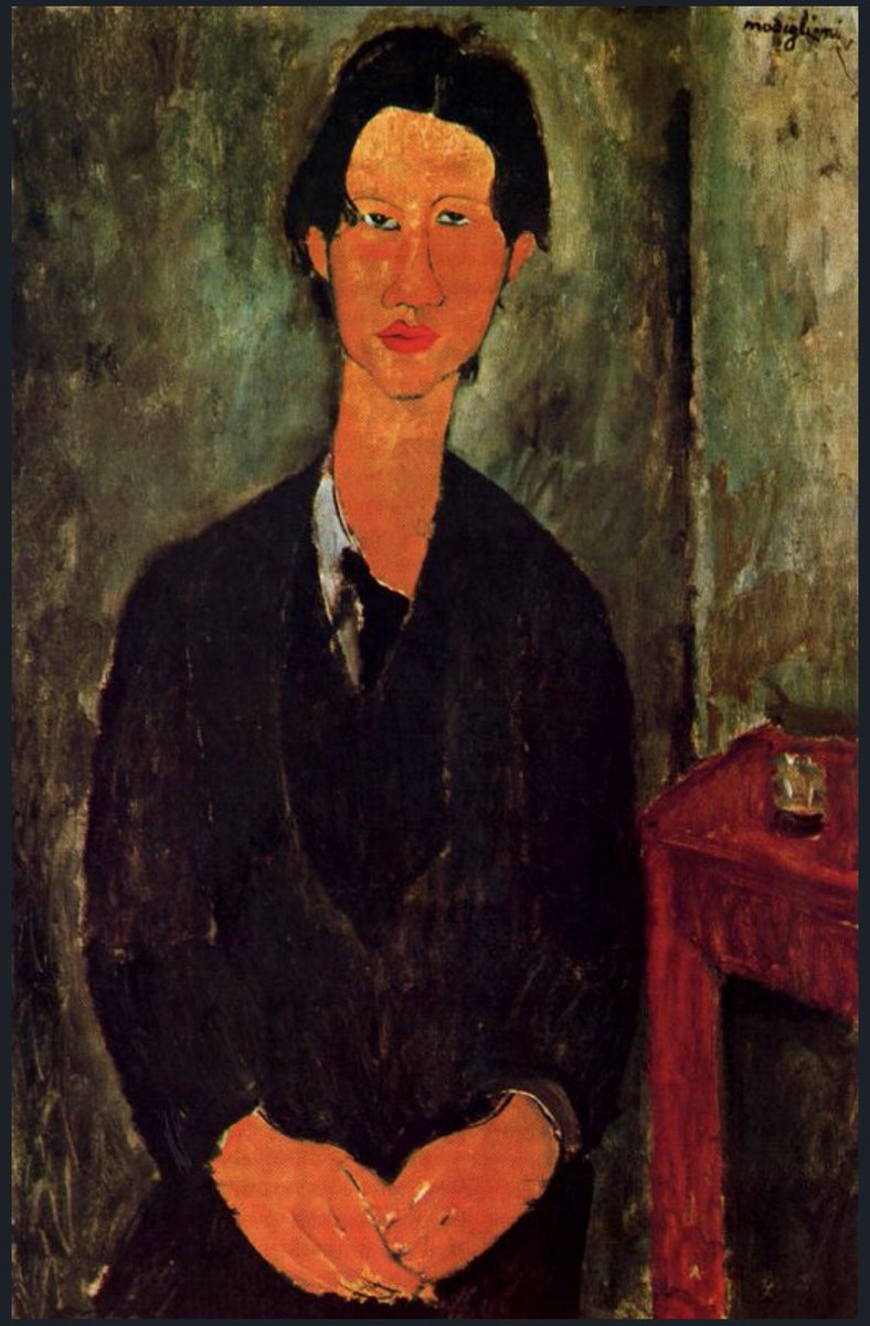 AlbertBaram's tweet image. Amedeo Modigliani (1898-1920)

Portrait de Haïm Soutine -1917
