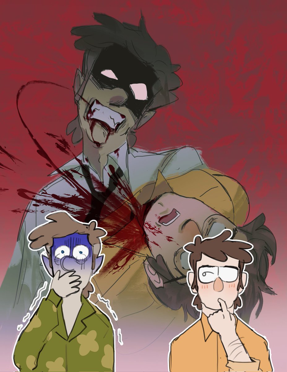 deeznuts_ph1l's tweet image. ⚠️ blood
Vampire fiddauthor but Fiddleford is too scared to drink Ford's blood🥀
#fiddauthor #FiddlefordMcGucket #StanfordPines
