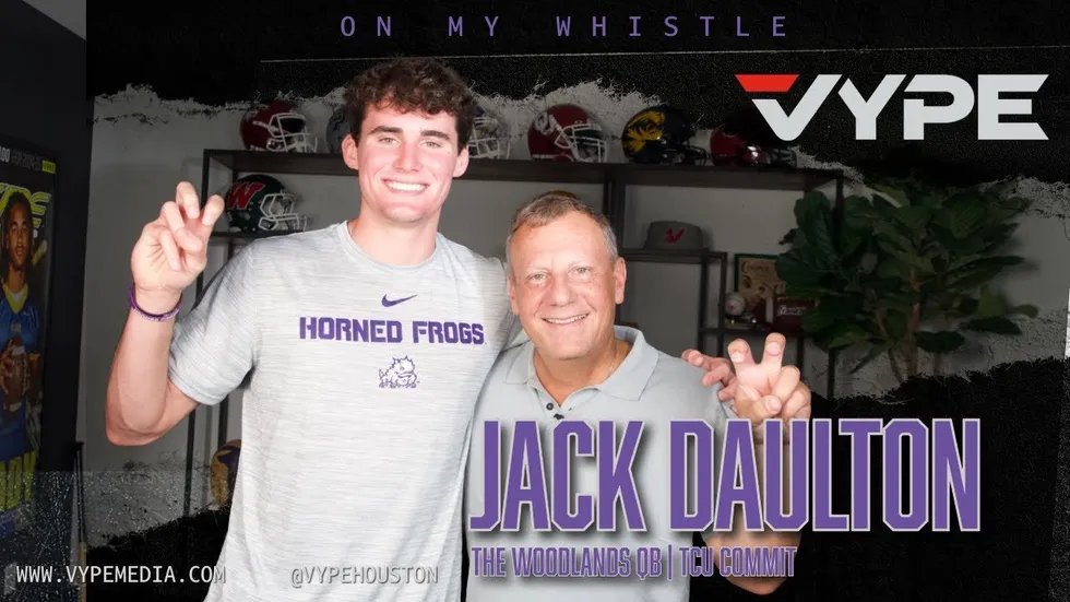 On My Whistle Podcast | Is TCU-commit Daulton the best QB ever at The Woodlands High?

VYPE’s Matt Malatesta caught up with the rising star as he gears up for the 2025 season — from his offseason grind to his goals for the fall.

WATCH:youtu.be/AAfK34PARm0