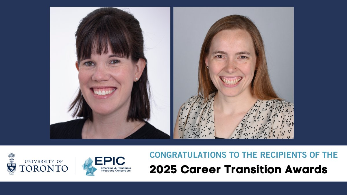 UofTEPIC's tweet photo. @UofTEPIC is excited to announce the winners of the 2025 EPIC Career Transition Awards and 2025 EPIC Convergence Postdoctoral Fellowships. To learn more about the awardees and their projects, please visit- https://t.co/aQw2G9vKcH https://t.co/36pcQ3LxAo