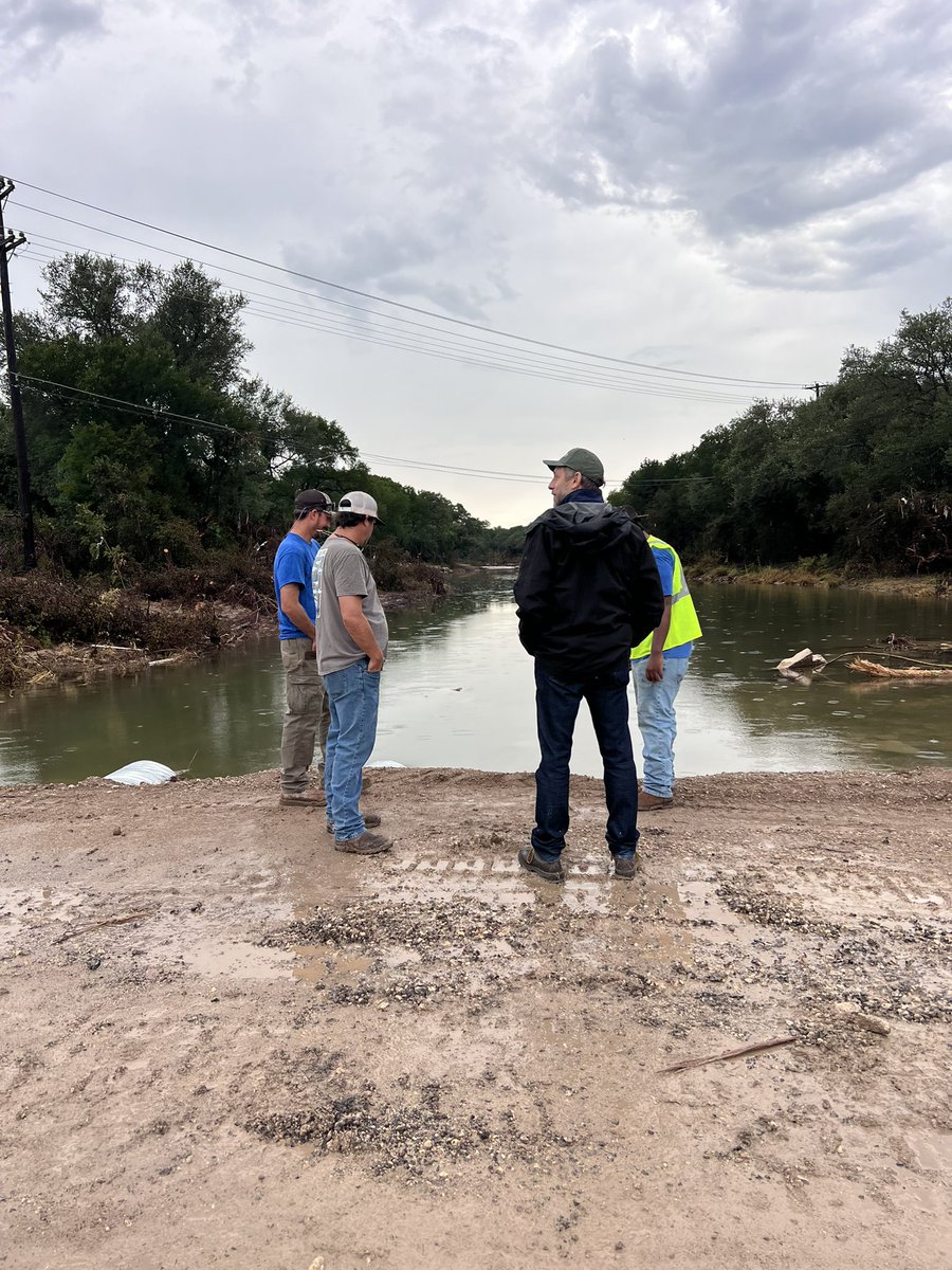 TravisCoJudge's tweet image. The new low water crossing at Big Sandy Creek is now OPEN!
We are grateful for the team that worked through the rain to restore safe crossing access for the neighbors impacted.