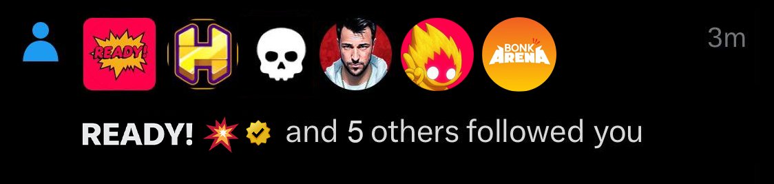 GM to those who follow the READY! ecosystem

Say it back to get this notification 👇