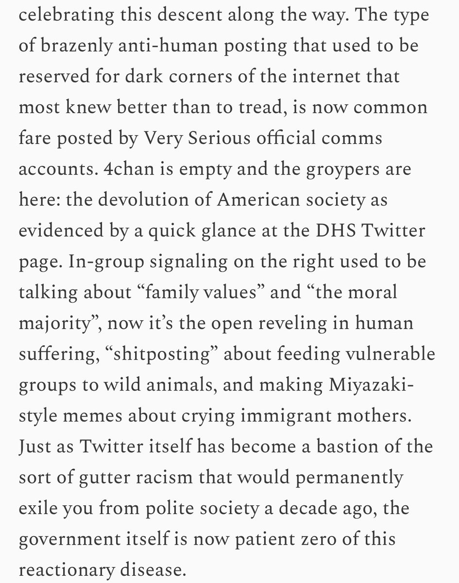 barbarismcrit's tweet image. NEW: I wrote about our Reddit Occupied Government and how the slew of AI slop memes being posted by official government accounts signals a total departure from the real in favor of the spectacle
Link below 👇