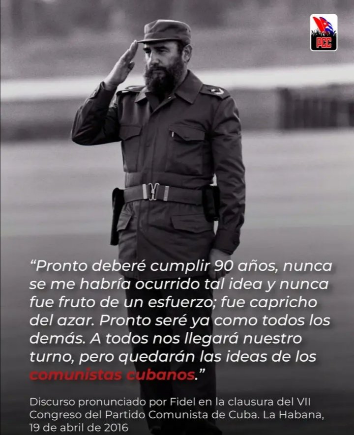 GuerreraVilma's tweet photo. Qué nadie lo dude. Nuestra historia es rica en grandes hazañas. Nuestros héroes modelos de entrega a la #Patria. Somos de #PatriaOMuerte. Ahí está #FidelPorSiempre , con sus geniales ideas mirando el futuro. Confiando en los comunistas cubanos. No le fallaremos. #CubaEstáFirme https://t.co/Izh512cXJn