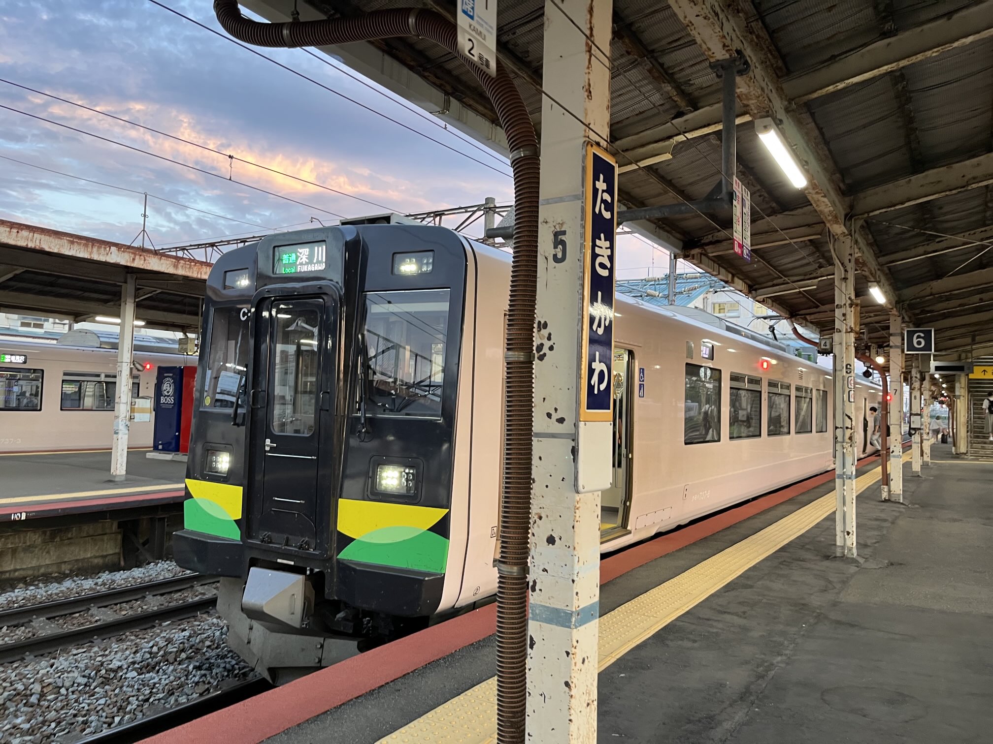 北海道旅客鉄道　列車行き先板　滝川⇔池田 池田⇔滝川 JR北海道 レア品 北海道旅客鉄道 列車行き先板 滝川⇔池田 池田⇔滝川 JR北海道