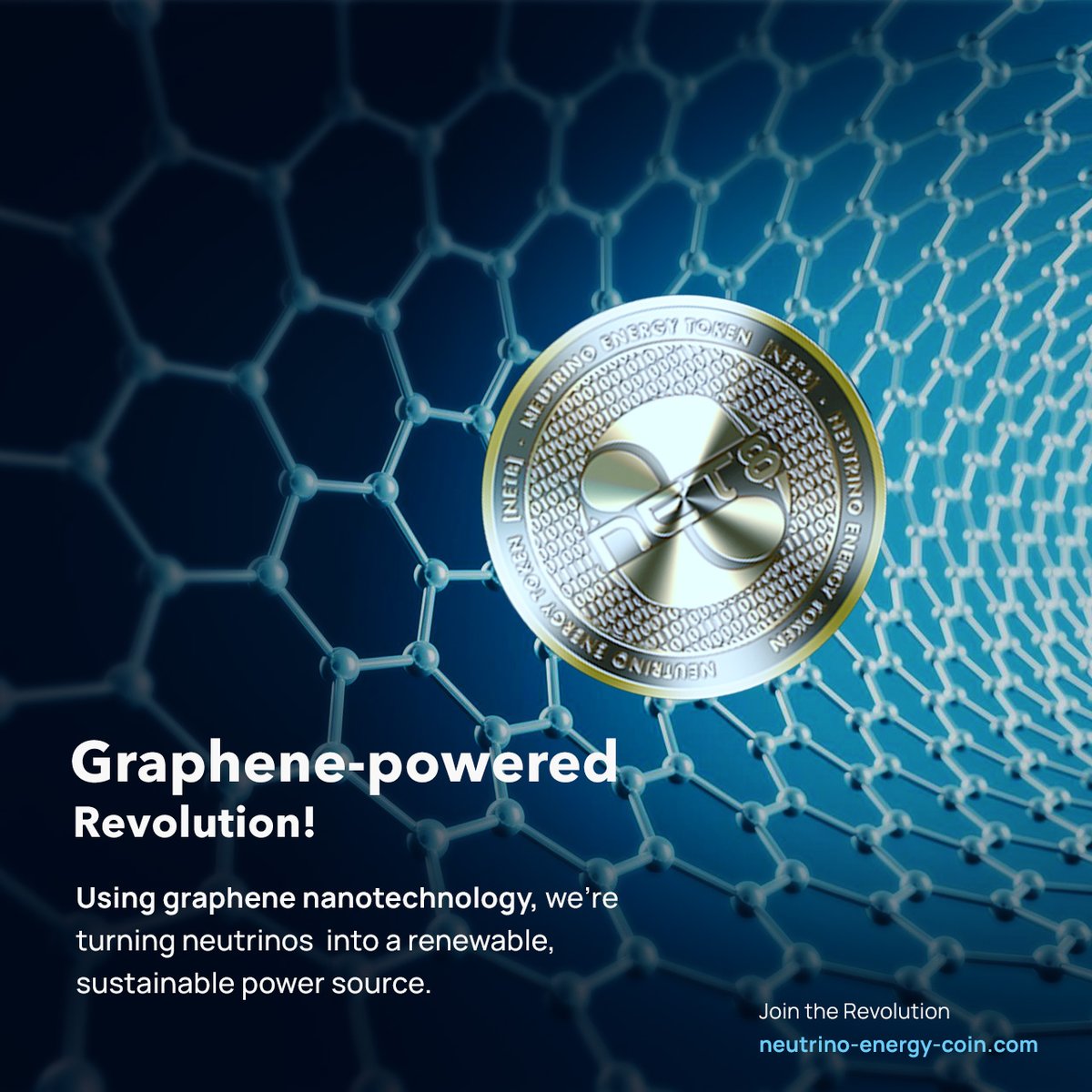 Graphene-powered revolution!

Imagine harnessing invisible cosmic radiation for clean energy.

That’s exactly what Neutrinovoltaics does!

Using graphene nanotechnology, we’re turning neutrinos (yes, those particles that pass through us every second) into a renewable, sustainable