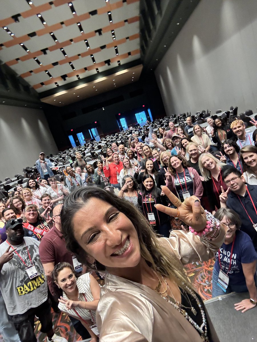 TheMathGuru's tweet image. Still speechless after @CAMT_TX. If u were at any of my 3 sessions, know that the convos, laughs, tears, stories + real connection meant everything. I’m leaving full of hope, love + the reminder that there’s so much light in the world. And to your students - you ARE that light ✨