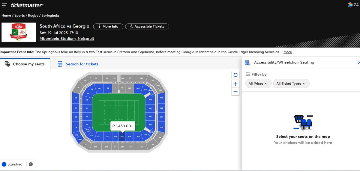 OMG_ITS_NDABA's tweet photo. This is all we were asking for: Ticket prices that match the economy we live in. Not elitist South Africans lecturing us about "Springbok Brand Value" https://t.co/FPlHmYBjw0