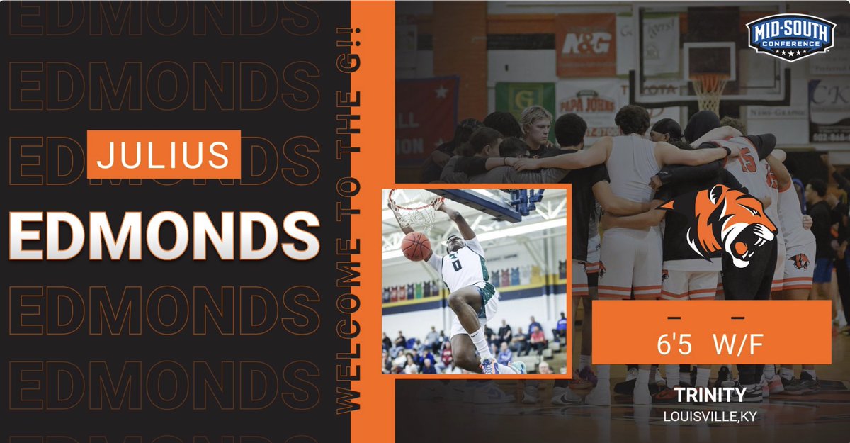 GtownTigersMBB's tweet image. As the 25-26 school year approaches, let’s welcome in some new Tigers!! 🐅🐅
Julius Edmonds Jr. comes to us from Louisville Trinity HS where he averaged 10.2 PPG & 7 RPG his Senior year! Welcome to the G #TigerPride🐅