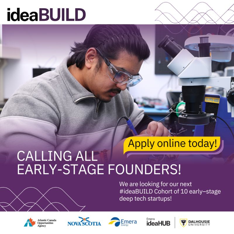 📢 Are you building a physical product!? 
ideaBUILD is looking for its next cohort of 10 early–stage deep tech startups! 
✅ ideaBUILD is a 10-month program offering founders a $10,000 grant and mentorship
Apply: tinyurl.com/yxm93wft