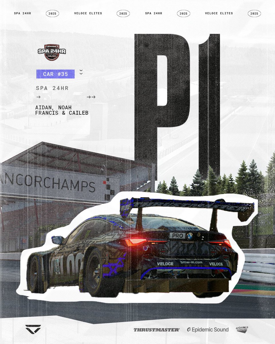 P1 AT SPA 24 HOURS 🏆🔥

An amazing drive from our Academy boys over the weekend, finishing P1 in Split 2 of the most iconic GT3 race of the season 🤩

A race to remember 🙌