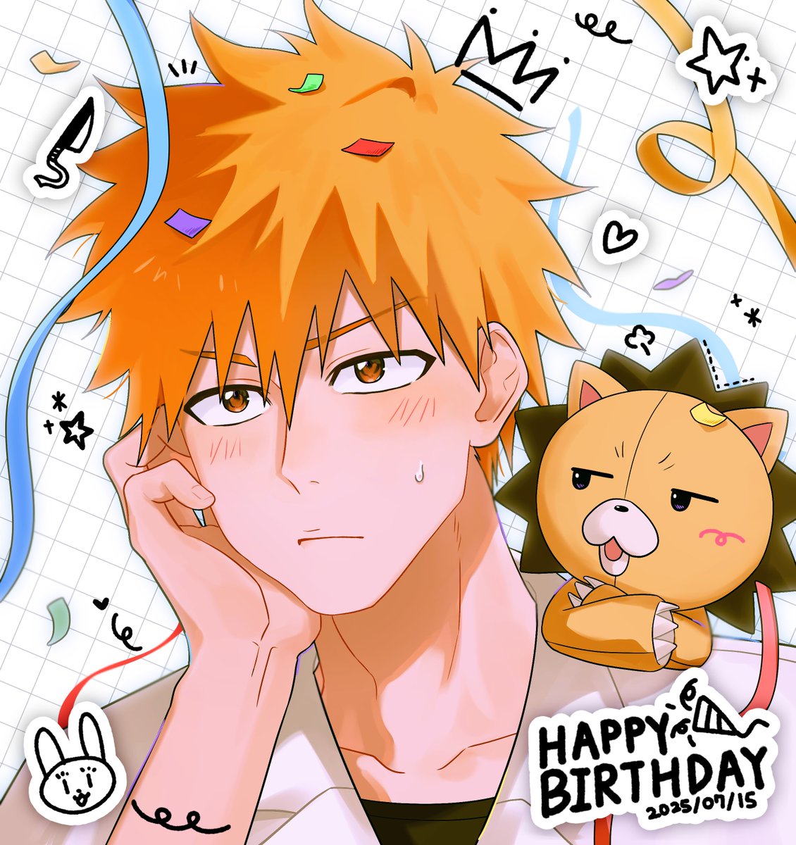 _UL_13's tweet image. #黒崎一護生誕祭2025
#黒崎一護誕生祭2025
🍓🎉