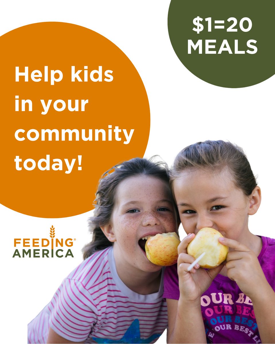 FeedingAmerica's tweet image. School’s out—and for millions of kids, that means losing access to lunch.
This summer, we can help ensure every child gets the meals they need to grow, play, and thrive.
Act now, your gift will be matched 2X to help provide 2X the meals.
☀️ Give now: bit.ly/4mG7bfs