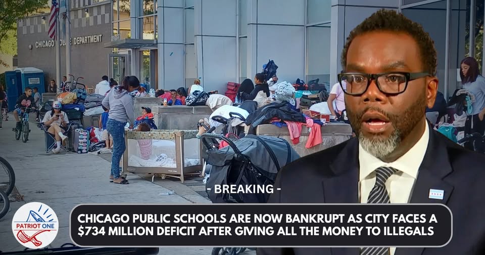 BREAKING  - Chicago Public Schools are now BANKRUPT as the city faces a $734  million deficit after paying for illegals, and must now lay off 1,458  employees, including 432 teachers and 677 special education classroom assistants.