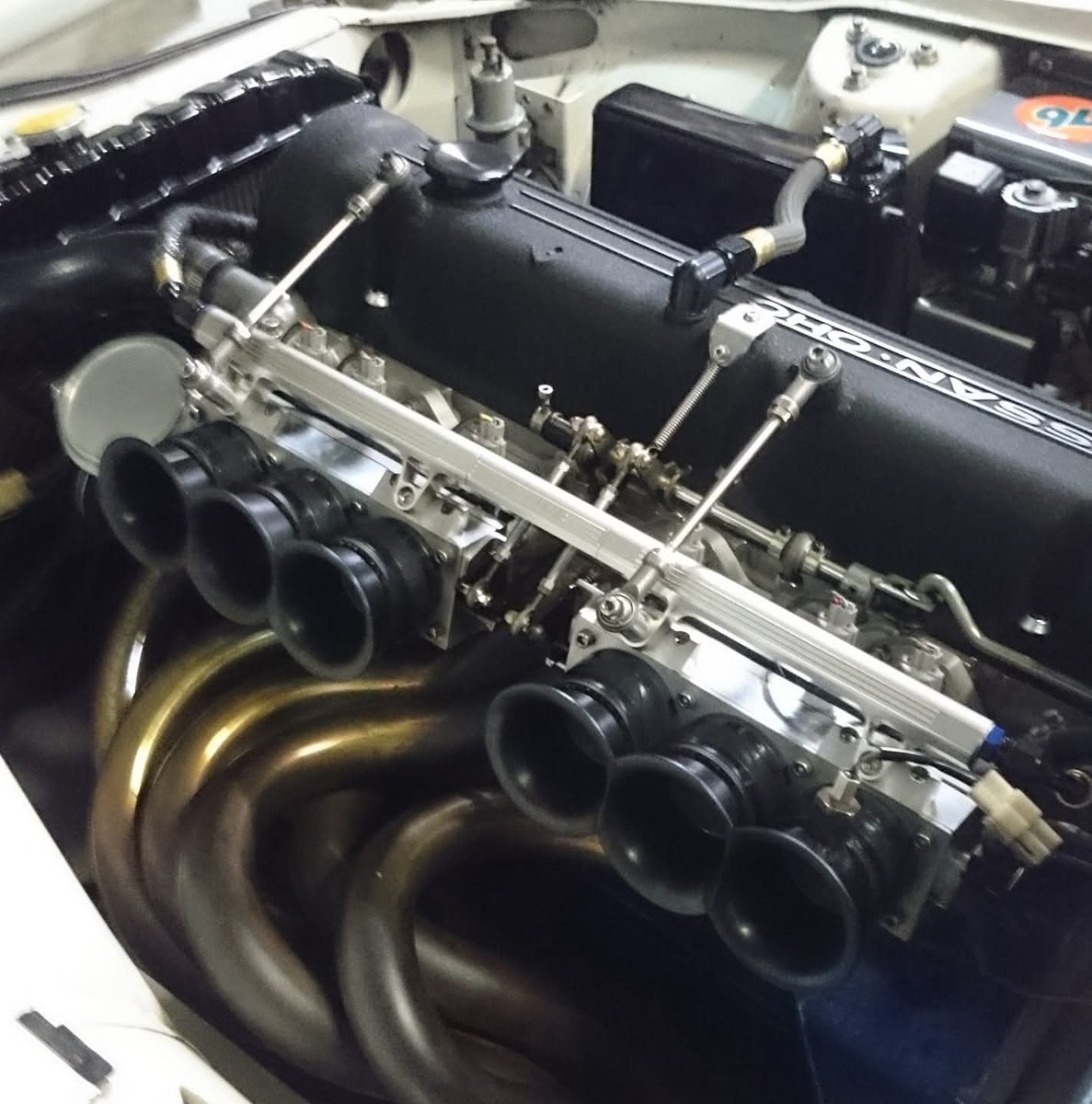 何処と無く　あのマシンに似てきたよ　　
#l28改　#lメカ　#ハコスカ　#s30