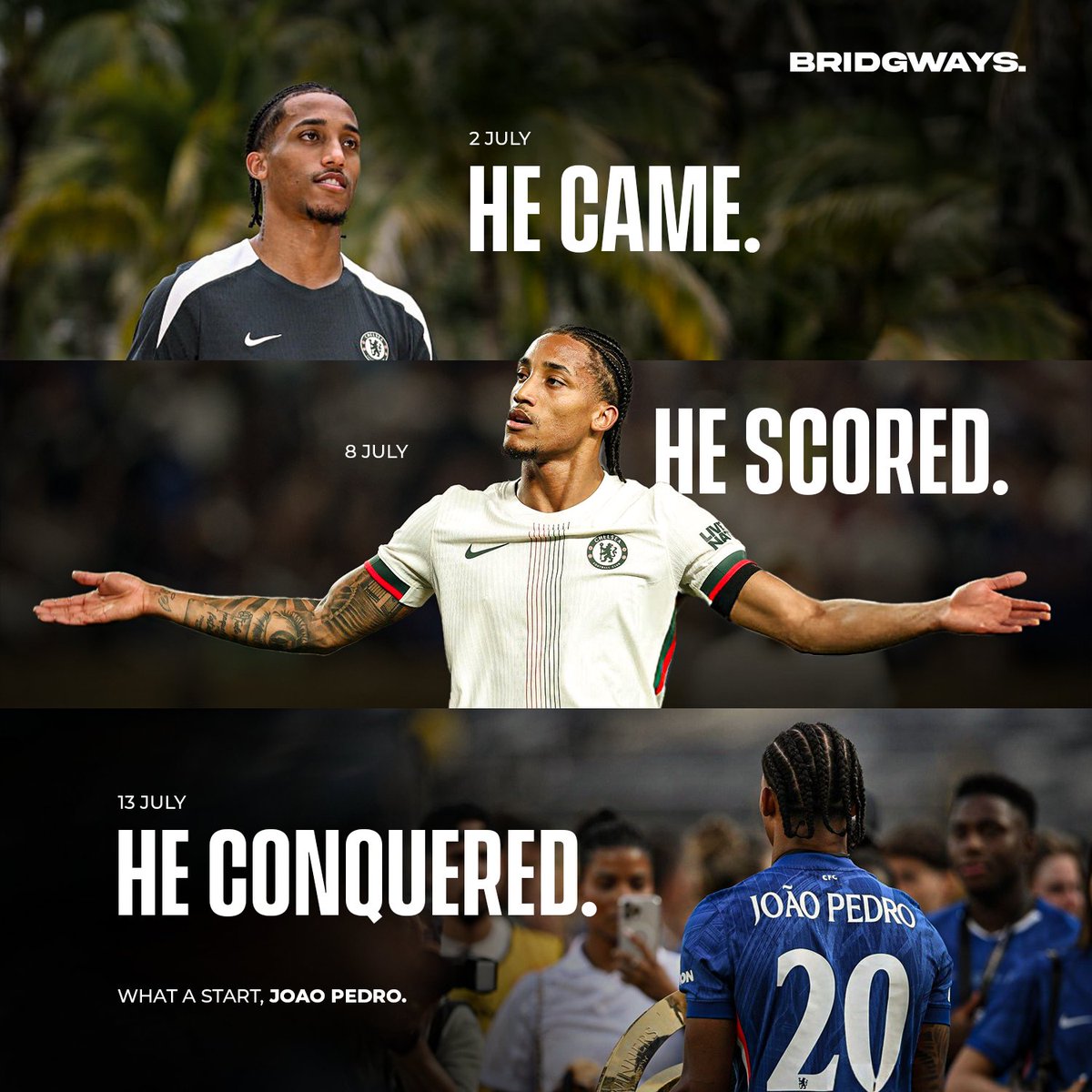 That’s what champions do. What a start, João Pedro. 🇧🇷🍺