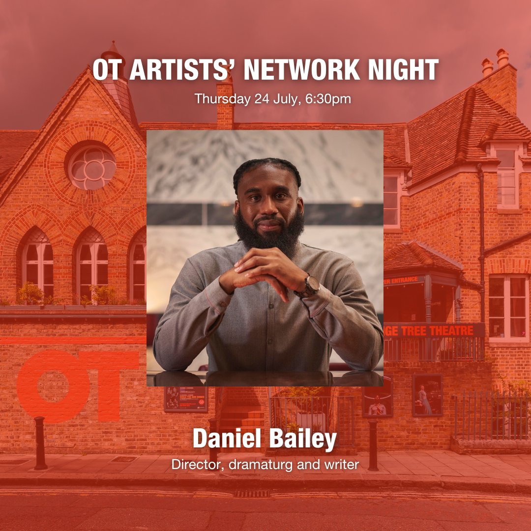 OrangeTreeThtr's tweet image. We're excited to announce the next, not one, but two guest speakers for our upcoming OT Artists' Network Nights.
📅 Thu 24 Jul, 6:30pm - #DanielBailey
📅 Thu 21 Aug, 6:30pm - #NicolaTChang
🎟️£5 & free drink
Join and book: ow.ly/BqUk50Wpelv