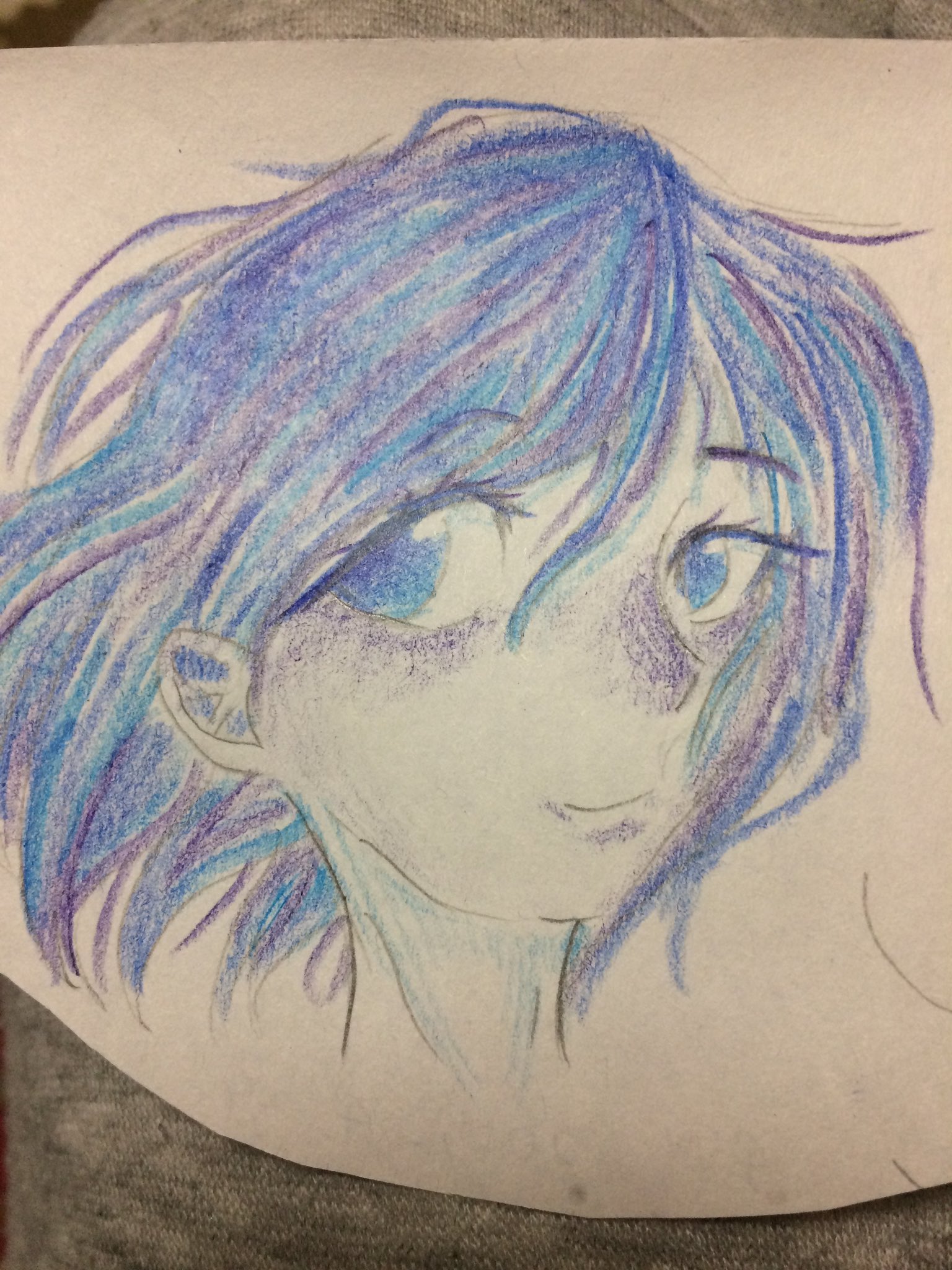 どっちに驚いてるかわからない絵 ✏️I don't know what to draw😰