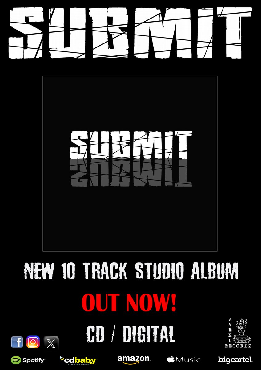 ALBUM OUT NOW!! 😎😎😎

CD - avenuerecordz.bigcartel.com/products

SPOTIFY - open.spotify.com/album/4P1uLEpK…

AMAZON - amazon.co.uk/music/player/a…

APPLE - music.apple.com/gb/album/submi…

YOUTUBE - youtube.com/playlist?list=…