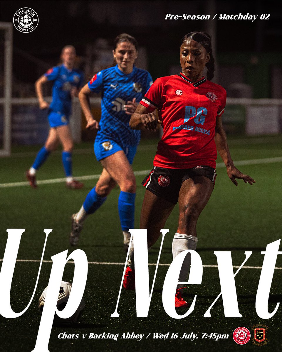ChathamTownWFC's tweet image. ๐๐ง๐-๐๐๐๐จ๐ค๐ฃ / ๐๐๐ฉ๐๐๐๐๐ฎ 02
We take on Barking Abbey at the Bauvill on Wednesday night for our next pre-season test!
๐ง๐๐๐๐๐ง๐ฆ ๐ | shorturl.at/bLO1V
๐ดโช๏ธโซ๏ธ #UpTheChats