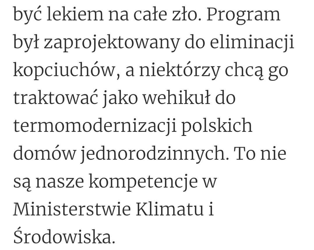 Dowiedziałem się nowej rzeczy, mianowicie, że "Czyste Powietrze" nie było zaprojektowane jako wehikuł do termomodernizacji xD

I właśnie z tego powodu znalazły się w nim dotacje do dociepleń, okien i drzwi 🤦‍♂️