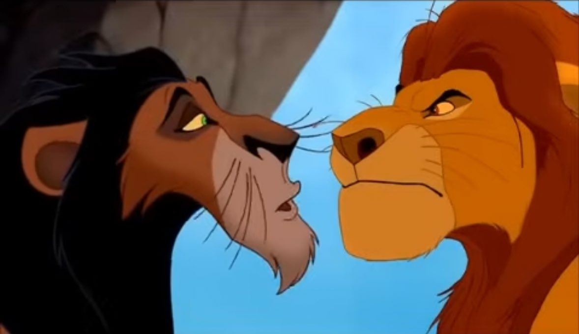 スカーおじさんの名前の由来が初代ライオンガードのリーダーに則って付けた誇り高き名前だとムファサは考えて付けたのにおじさんはそれを悪い方向に捉えてしまった
のはやるせないですよねぇ…