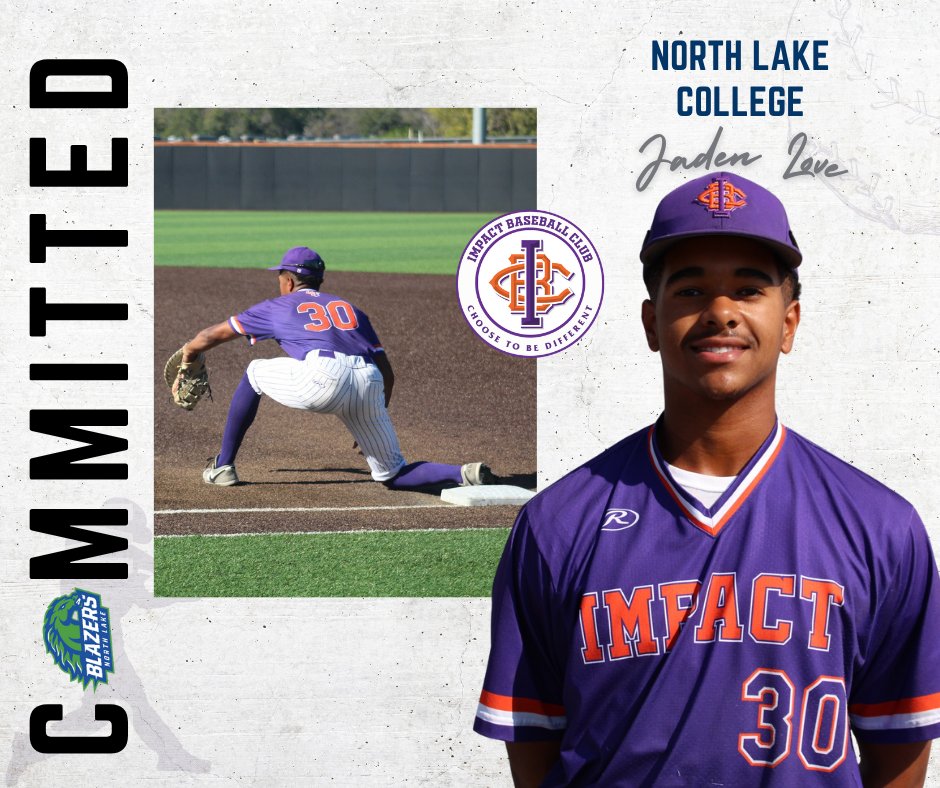 Congratulations to Jaden Love on his commitment to North Lake College! 🔥 ⚾