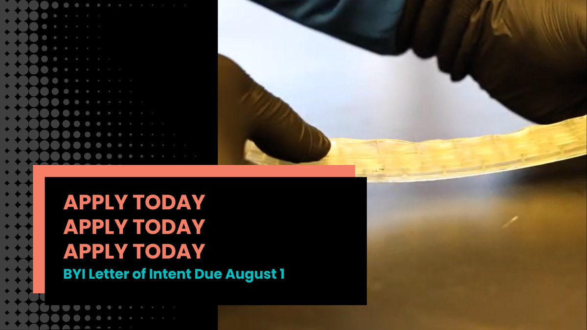 Good news! Our #BYI #LOI remains open and there is still time to start an application and submit it by Aug. 1. 
Details: ow.ly/iw4M50VQ9nY 
#grants #funding #chemistry #lifesciences #beckman #research #academia #earlycareer #faculty