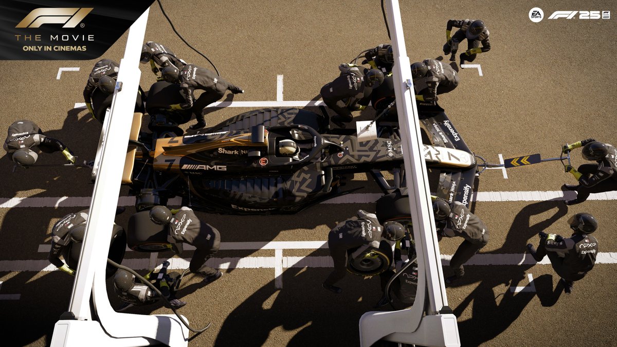 EASPORTSF1's tweet image. APXGP has found its team: Sonny Hayes & Joshua Pearce.
The racer-for-hire & the hotshot rookie team up to bring APXGP to their first podium.
Drive as both in #F125, and experience the epic moments from #F1TheMovie, out now.