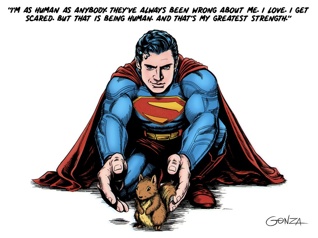 artbyGonza's tweet image. A total punckrocker thing to do and say. #Superman