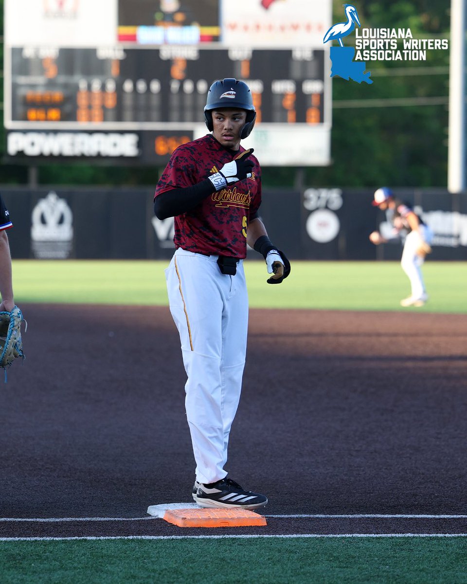 ULM_BSB's tweet image. Congratulations to @isaiahwalker_15 being voted 2025 All-Louisiana Honorable Mention 🏆