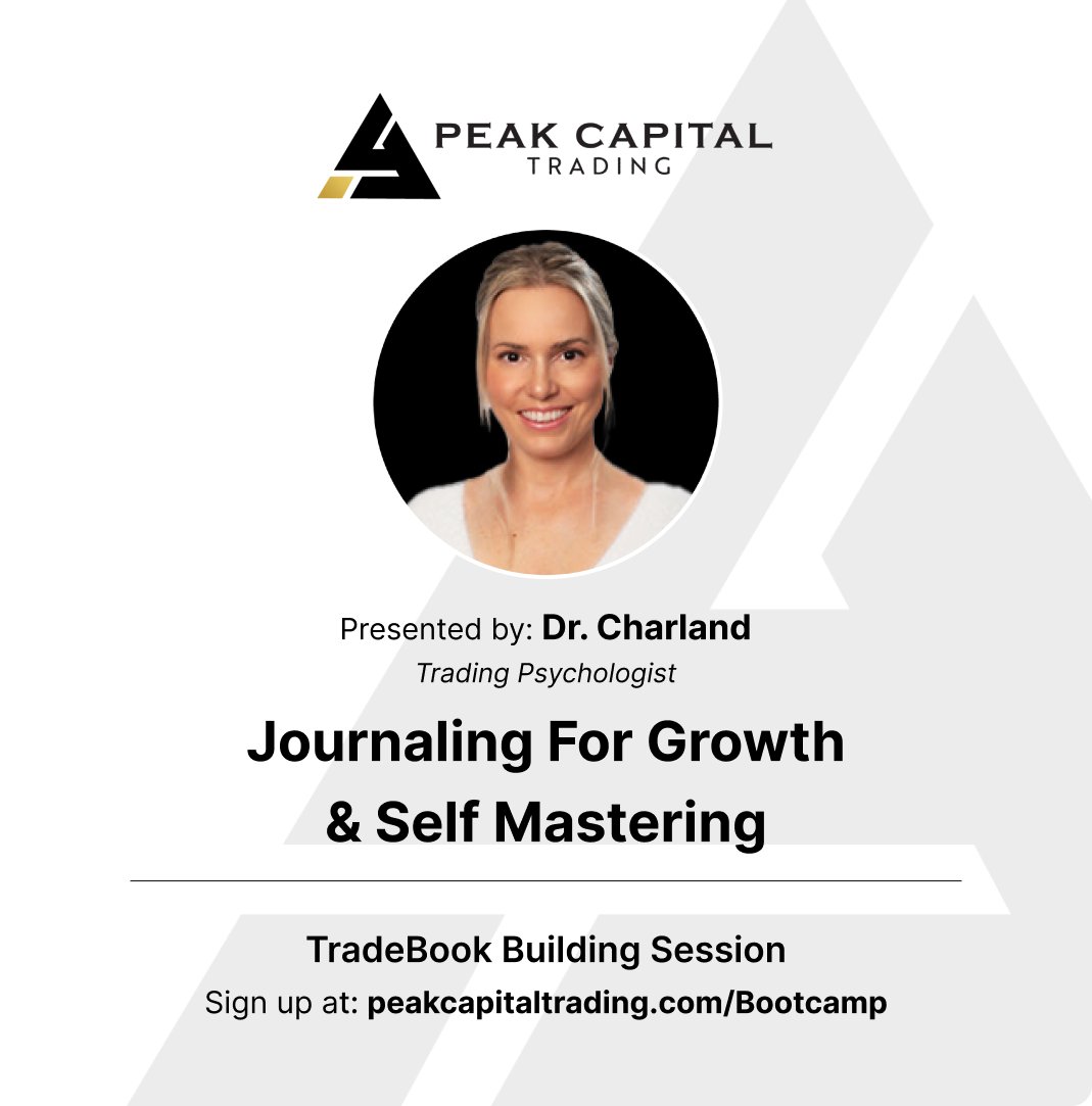 PeakCapTrading's tweet image. Back to work in our Day Trading Boot Camp! Three classes today!

@AimanBbt - Live Trading Session

@DrCharland - Journaling for Growth &amp;amp; Self Mastering

@MikeB_BBT - Putting Your Performance Profile to Work for You