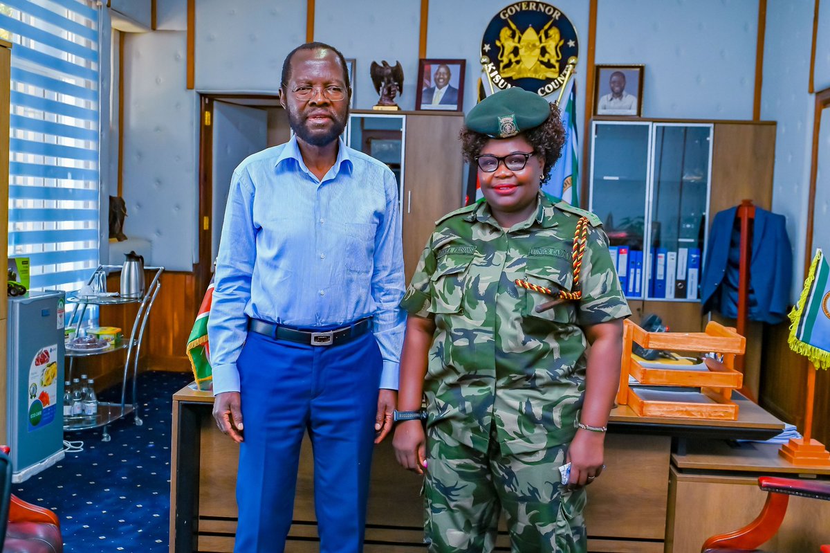 Great to host Madam Eunice Odhiambo, the Officer-in-Charge of Kibos Prison, at my office today. We had a constructive discussion on how we can further strengthen our partnership, particularly in areas concerning prisoner rehabilitation, skill development, and their successful
