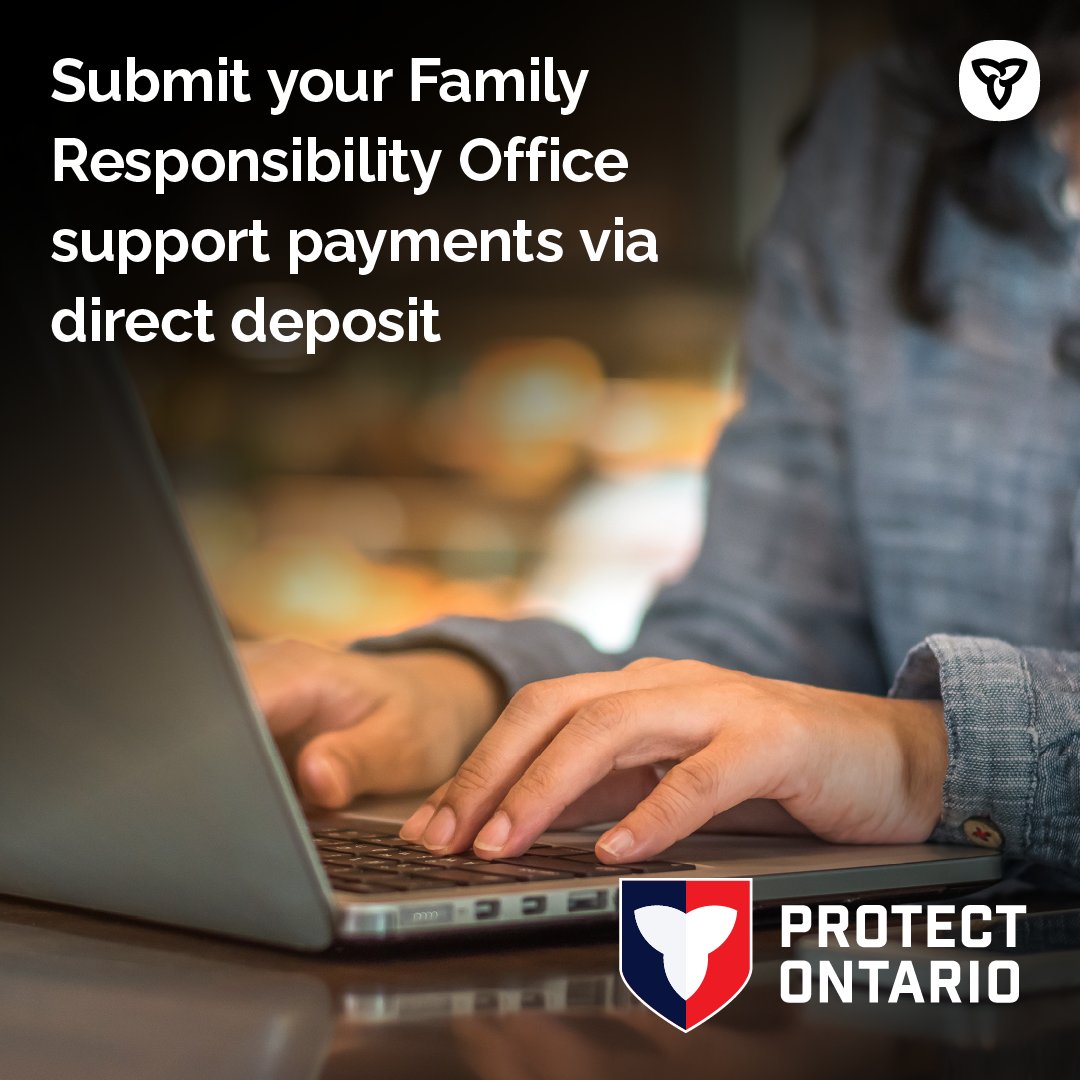 ONSocialService's tweet image. Streamline your family support payments through Internet banking, pre-authorized payments, telebanking, or employer electronic submissions. It’s quick and secure.

For more information, please visit:
ontario.ca/page/paying-an…