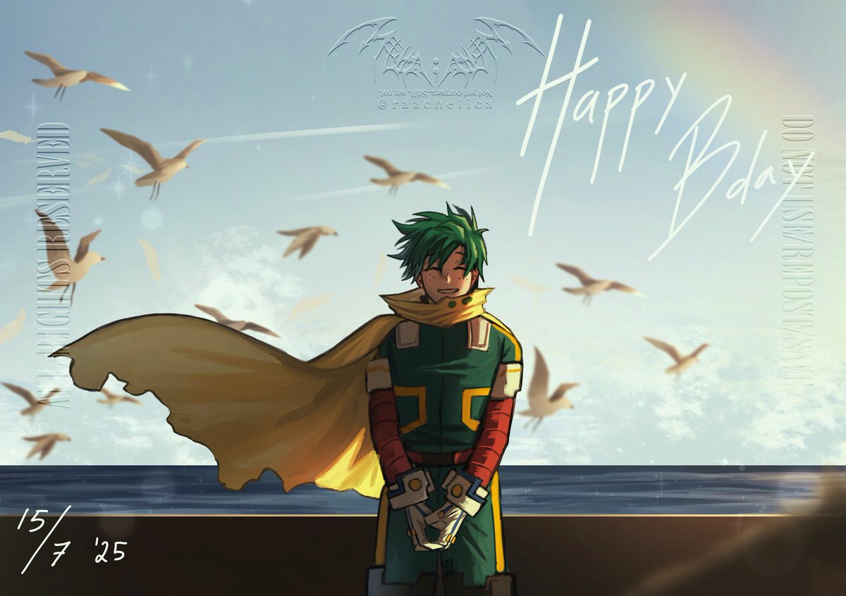 Happy Birthday, Izuku! 
#緑谷出久生誕祭2025 
#緑谷出久誕生祭2025