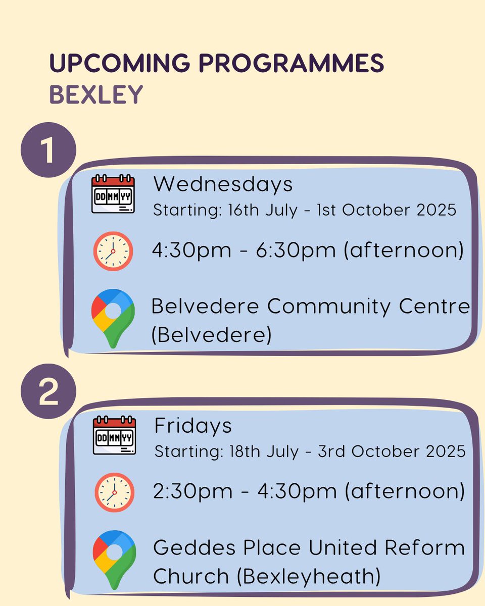 LBofBexley's tweet image. Are you (or someone you support) living with a learning disability in Bexley? 🧠🍎🏃

Join our FREE 12-week programme with fun learning, movement &amp;amp; group support!

Sign-up required: ow.ly/UgYN50Wp7qh

#learningdisabilities #health #weightmanagement #Bexley

@enablehw