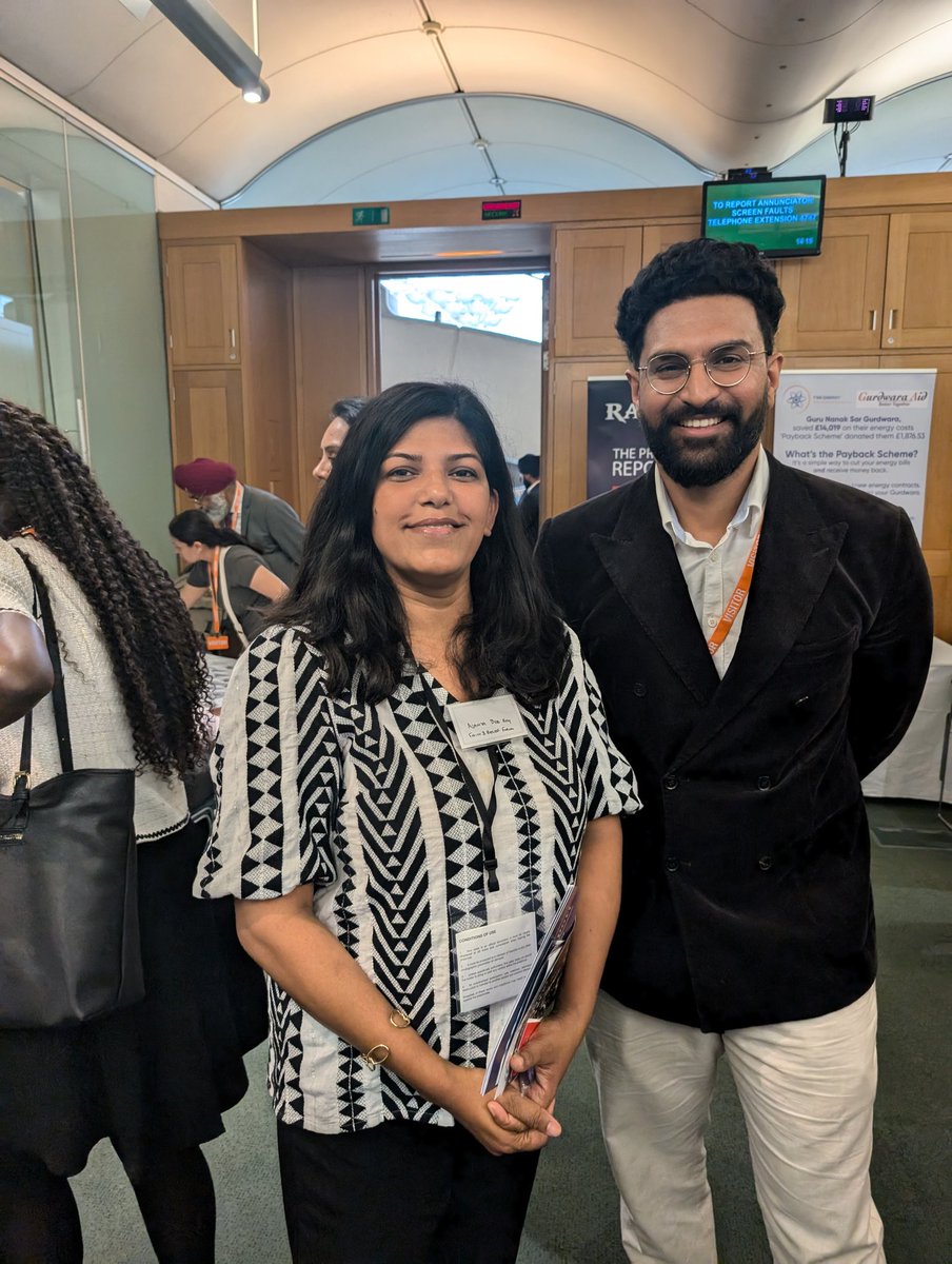 ajantadebroy's tweet image. At the Sikh Civil Society Showcase in Parliament today, proudly representing our Dagenham &amp;amp; Rainham Faith &amp;amp; Belief Forum and @Margaret4DR

A wonderful event organised by Gurdwara Aid, highlighting the Sikh community’s vital contributions to society.