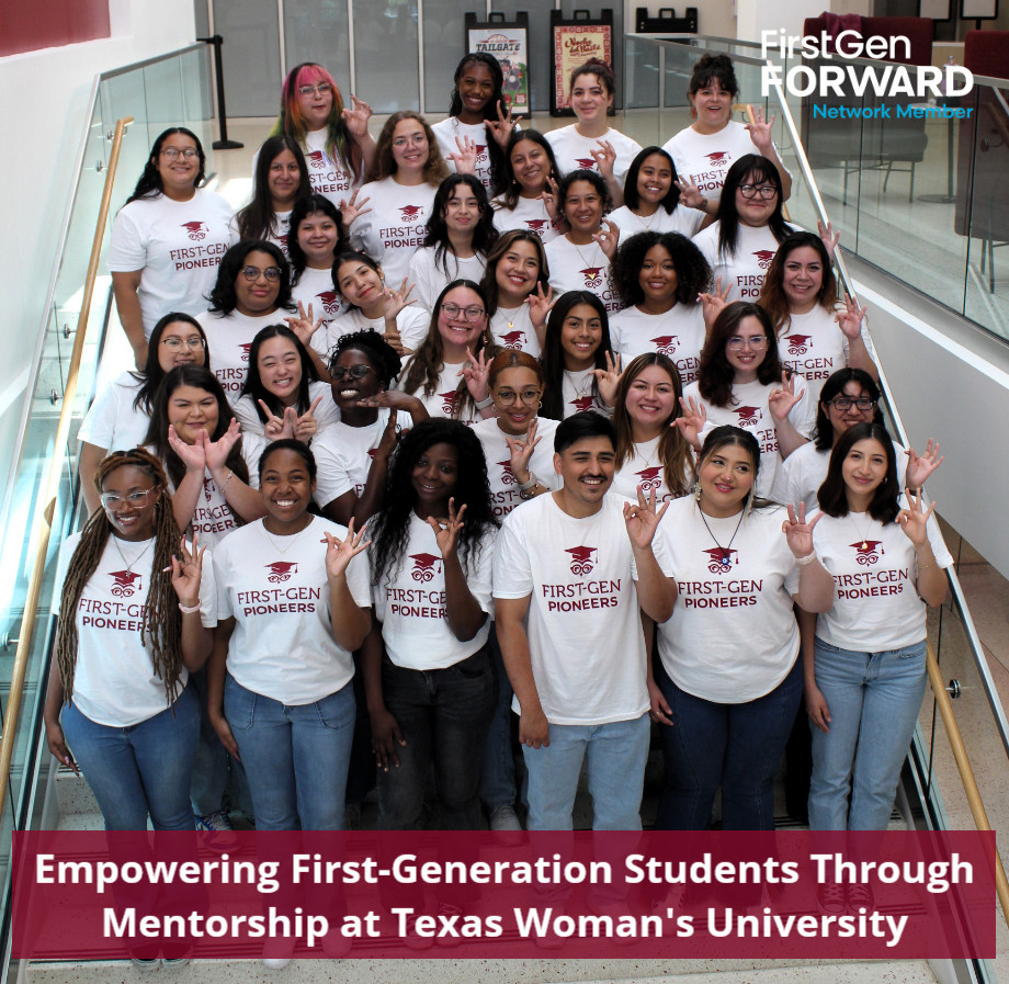 FirstgenForward's tweet image. Discover how @txwomans&apos; G-Force Work-Study Mentorship Program empowers #FirstGen to achieve academic success and build a supportive community in their #FirstGenForward Network blog at bit.ly/FGFNetwork25_T….