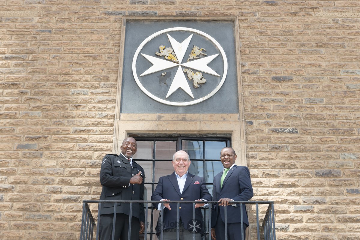 StJohnKenya's tweet photo. The Lord Prior of the Order of St John, Prof. Mark Compton AM GCStJ, is in Kenya on a historic visit. He commended Kenya’s position as the second-largest St John establishment globally, with over 60,000 volunteers. 

During his visit to the headquarter office, he underscored the importance of amplifying youth voices and intentionally developing women as leaders, stating, “Women must be given a fair chance to show they are the best.”

#LordPriorinKenya