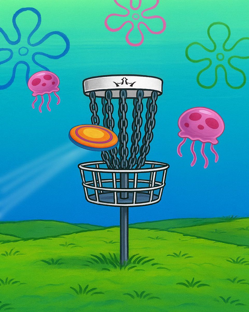 If there was a disc golf course in bikini bottom.