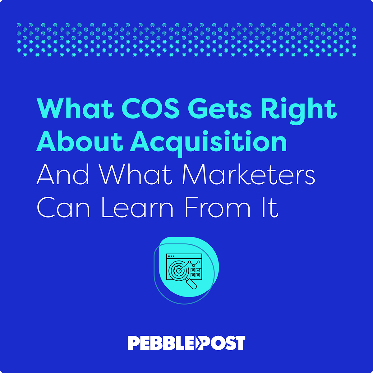 PebblePostPDM's tweet image. Many brands chase eyeballs 👀

COS targets the right ones—and builds a thoughtful journey to convert them.

At @CommerceNext, @jacobaross sat down w/ Lauren Price of COS to talk #acquisition, its test-and-learn strategy, &amp;amp; #incrementality.

Read the recap:
pebblepost.com/blog/what-cos-…