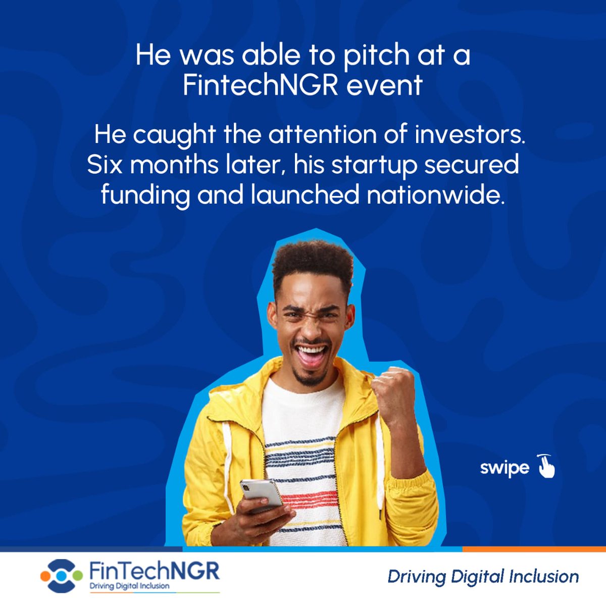 fintechngr's tweet image. Are you a startup founder like Tunde? or do you know any Tunde?

Join FintechNGR community today and take your startup to the next level.

Join here: fintechng.org
#fintechNGR #notforprofit #NGO #fintechnigeria