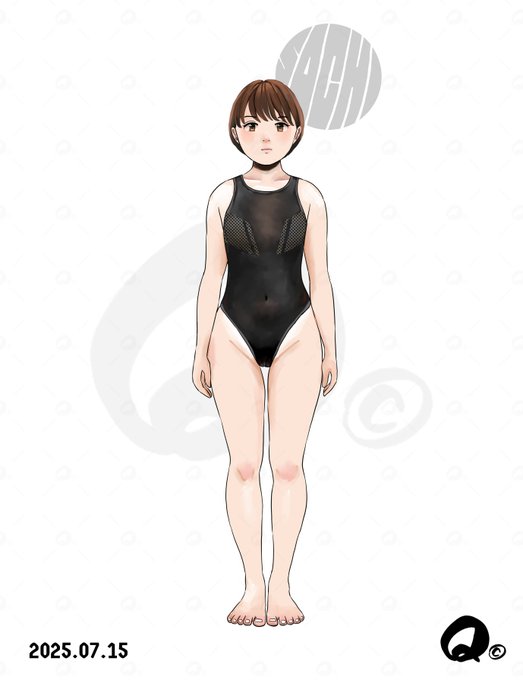 2025.07.15
サチ競泳水着(X-FLAT風)スタンディング 