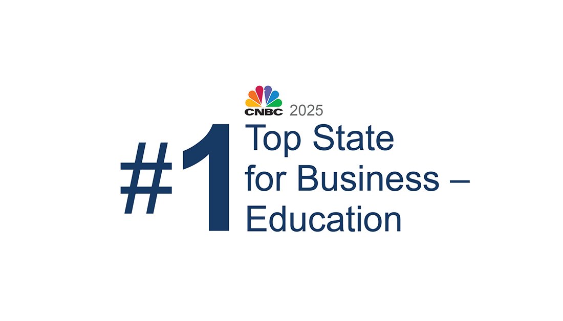 .<a href="/CNBC/">CNBC</a> once again ranks Virginia #1 for education! With top universities, an innovative tech-talent pipeline, and the No. 1 workforce training program in the U.S., the Virginia Talent Accelerator Program, Virginia is the top state for talent. Learn more: hubs.ly/Q03wTP_30
