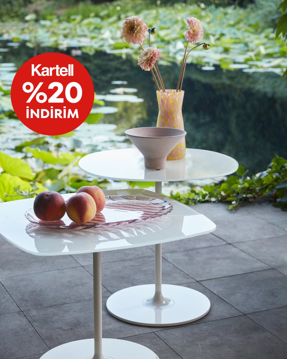 Kartell ürünlerine özel %20 indirim kampanyası devam ediyor!

20 Temmuz'a dek sürecek, stoklarla sınırlı %20 indirim fırsatı Cumba'da sizleri bekliyor.
