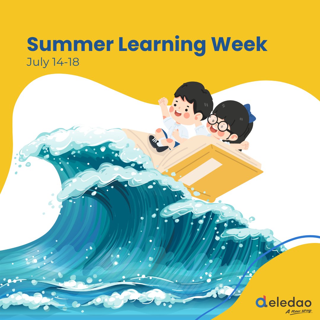 ☀️ Summer Learning Week is here! (July 14–18)

This nationwide celebration highlights the importance of keeping our children engaged, curious, and growing—even when school’s out.

From STEM challenges to creative writing prompts, there are so many ways to make learning fun and