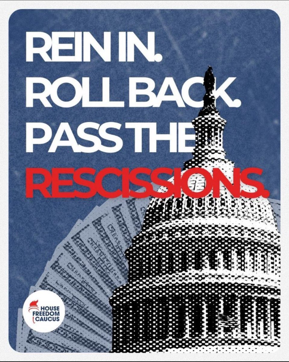 Rep_Clyde's tweet image. On June 3rd, the White House sent a $9.4 billion rescissions package to Congress to claw back woke and wasteful spending.
The House passed it on June 12th.
The deadline for Congress to finish the job is FRIDAY.
It’s time for the Senate to act.