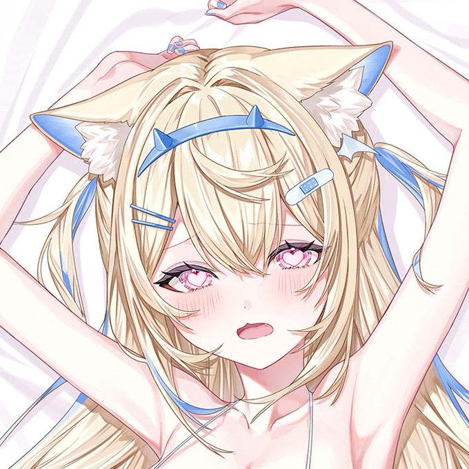 【7月締切/抱き枕カバー/新作告知②】 「フワワ」 イラストは由夜さん()です。 7月31日までの受付となります。 全体プレビュー画像や詳細、ご注文はこちらから⇒