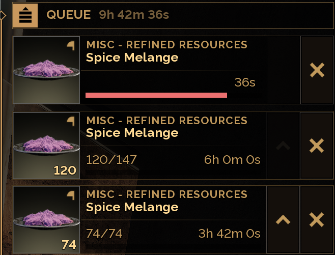 LegallyT's tweet photo. @DuneAwakening @Funcom I get that it's a small Spice Refinery, but this is diabolical. No wonder 60% of the Solo population has quit, it's almost impossible to keep up unless you play 16hrs a day. This deserves a tiny adjustment don't you think? https://t.co/oNzaZEtufE