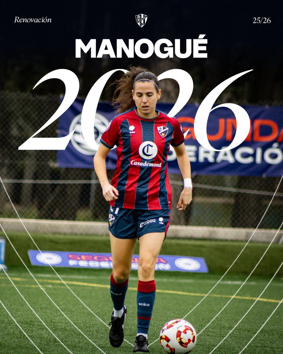 SDHuescaFem's tweet photo. OFICIAL | 𝘾𝙧𝙞𝙨𝙩𝙞𝙣𝙖 𝙈𝙖𝙣𝙤𝙜𝙪𝙚́ amplía su vinculación con la SD Huesca una temporada más.

➕ La centrocampista aragonesa continuará siendo azulgrana hasta 2026.

¡𝐸𝑛ℎ𝑜𝑟𝑎𝑏𝑢𝑒𝑛𝑎, 𝑀𝑎𝑛𝑜! 💪 https://t.co/ksoL98qdBH